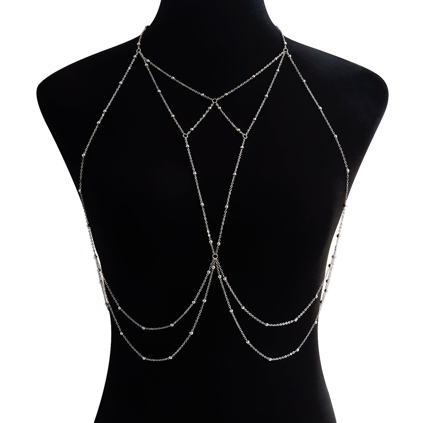 Sexy Body Chain Fashion Rhinestone Belly Party Beach Bra Chain
