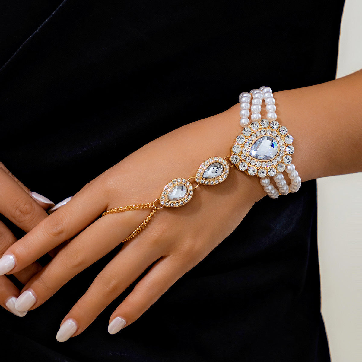 Pearl Necklace and Bracelet Set Pearl Jewelry for Bride Jewelry