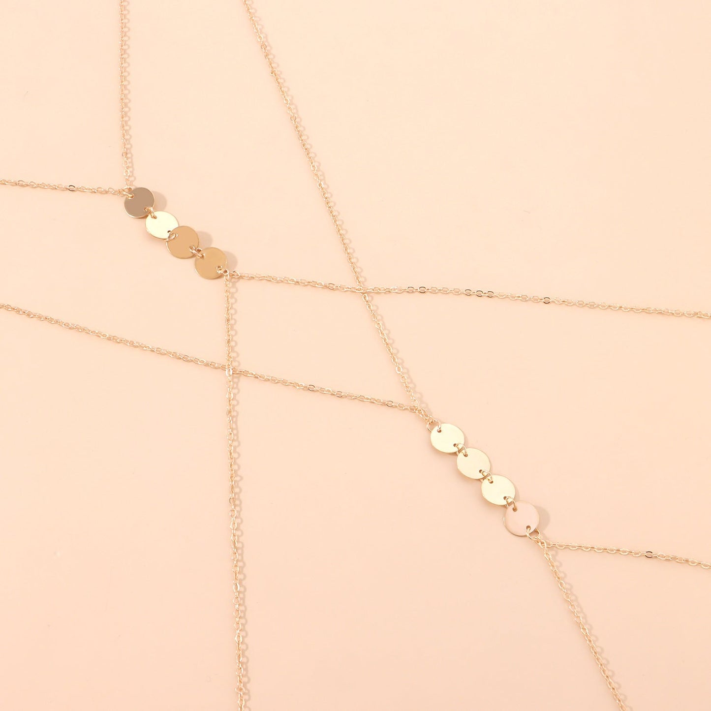 Body Jewelry Sexy Women Round Sequin Body Chain
