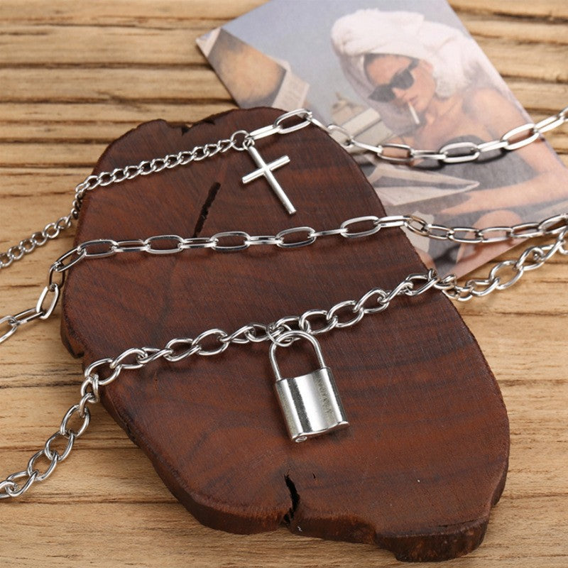 Multilayer Long Chain Necklace for Women