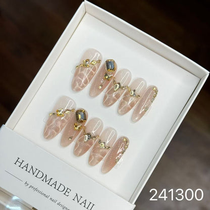 1028- Handmade press on nails fake nails removable
