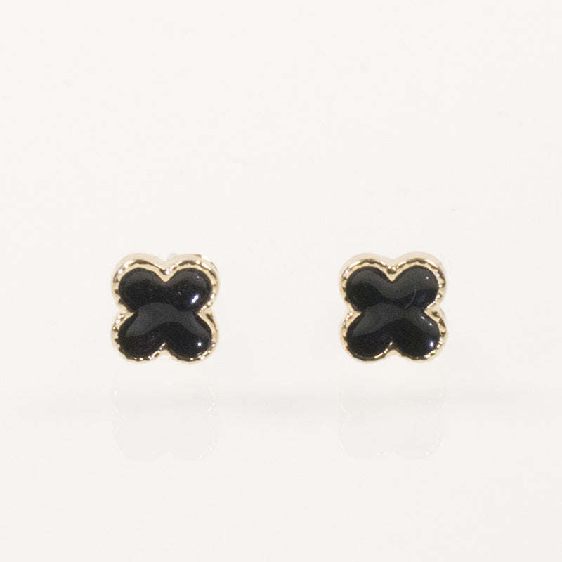 Four Leaf Small Stud Earrings