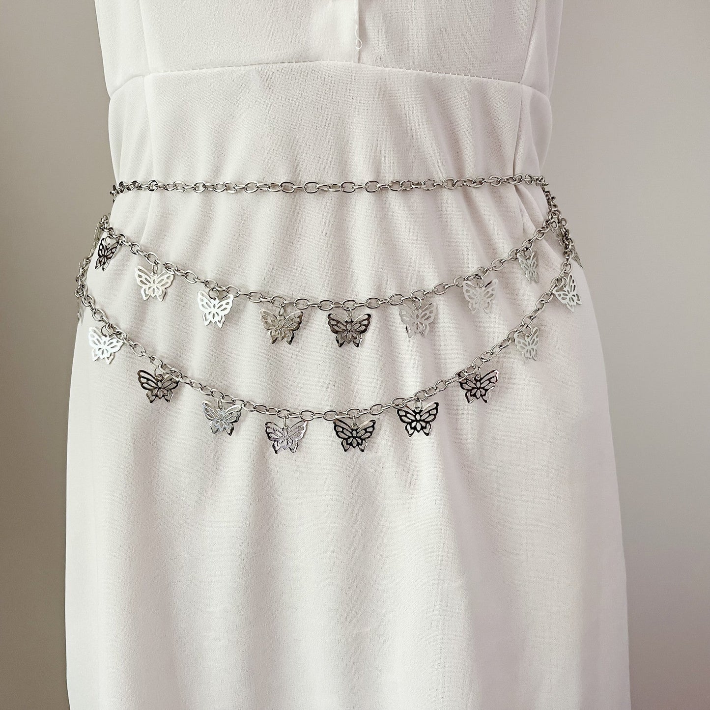 Retro Fashion Butterfly Pendant Multi-layer Trouser Chain