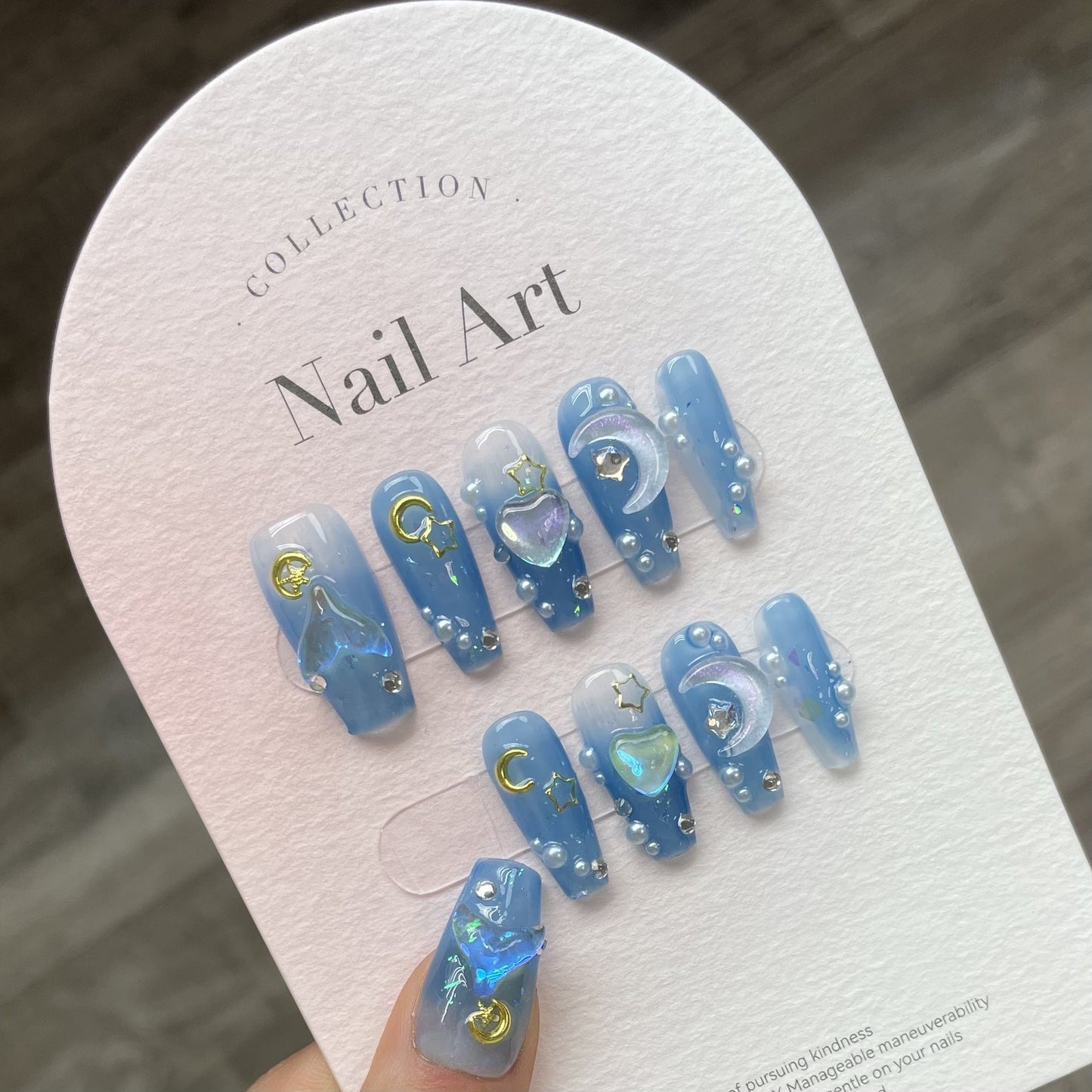 0938- Handmade press on nails fake nails removable