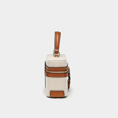 Chic Women's Bag Spring Shoulder Bag – Portable Hard Fashion Small Square Bag for Everyday Style Crossbody