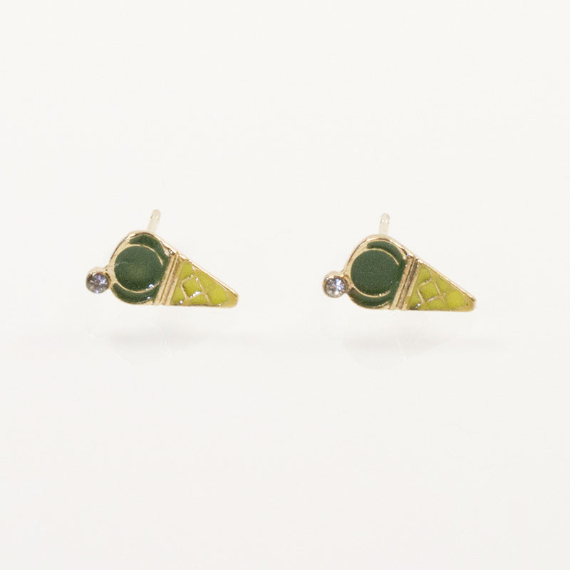 Enamel Ice Cream Earrings