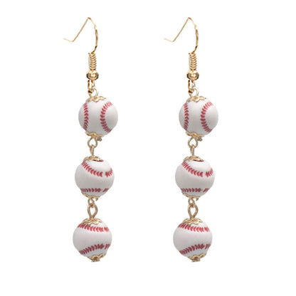 Rhinestone Football & Rugby Earrings for Women - Sparkling Sports Fan Dangle Drop Stud Earrings