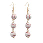 Rhinestone Football & Rugby Earrings for Women - Sparkling Sports Fan Dangle Drop Stud Earrings