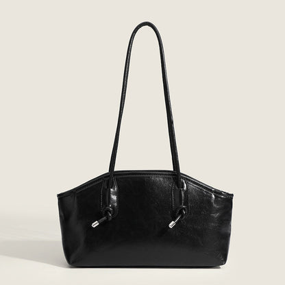 Hobo bag for women, black shoulder bag, women's summer fashion shoulder bag, premium texture design casual commuter shoulder bag