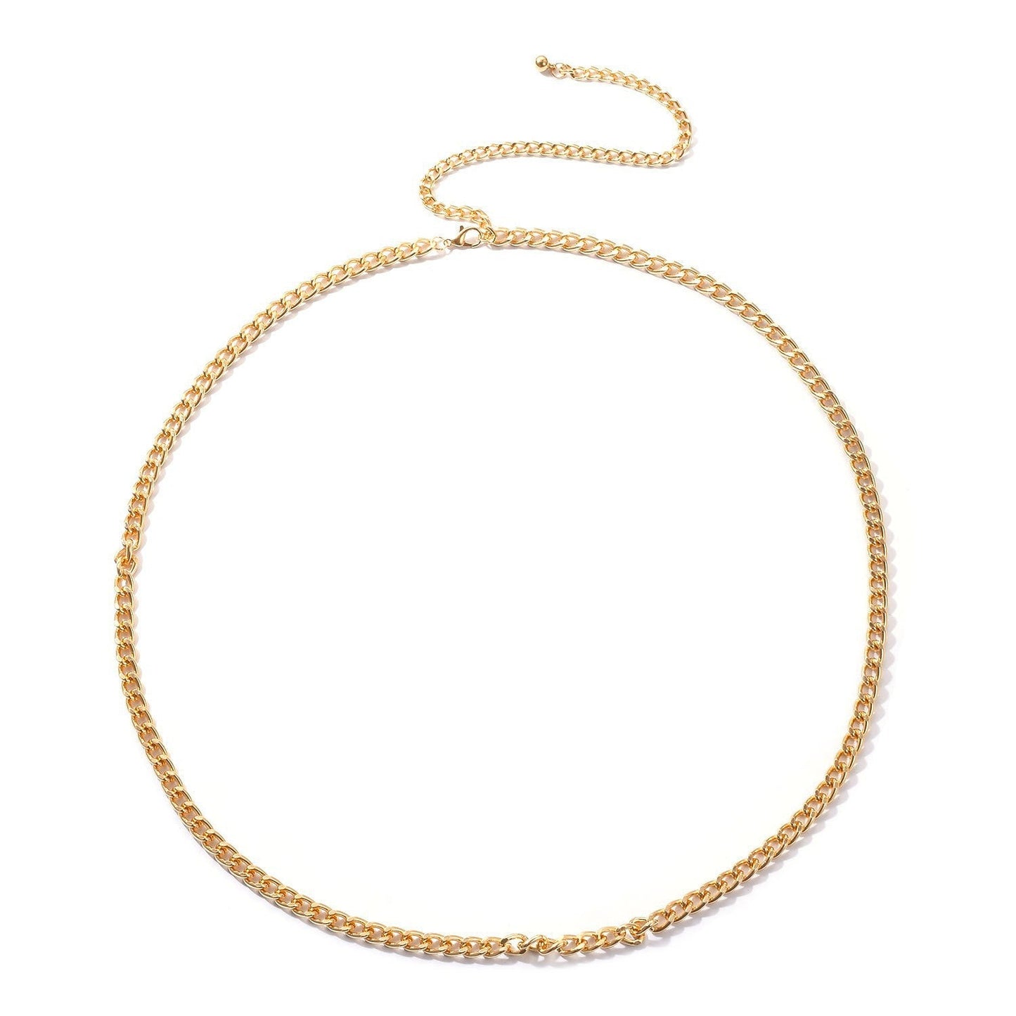 Punk Exaggerated Metal Chain Body Chains