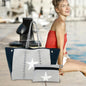 Neoprene Perforated Beach Bucket Bag – Two-in-One Mother-Child Tote, Large Swimming Sand-Proof Purse