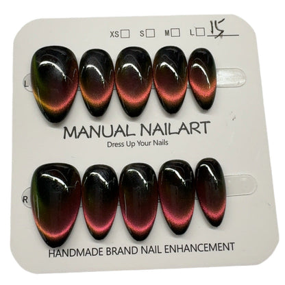 1027- Handmade press on nails fake nails removable