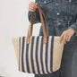 Zip-Top Woven Bag – Fall Beach Large Tote, Versatile Fashion Vacation Handheld Shoulder Straw Purse
