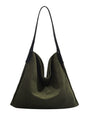 Corduroy large capacity hobo bag, tote bag women, casual commuting shoulder bag large,