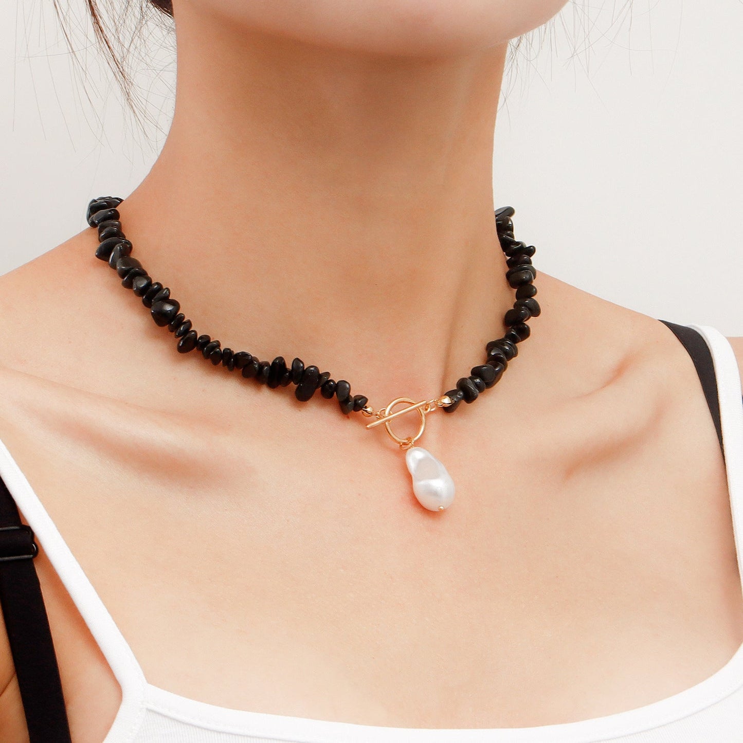 Gemstone Chip Natural Stone Necklaces