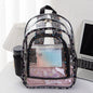 PVC transparent backpack, travel goods multi-layer storage waterproof backpack purse, Transparent backpack purse