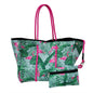 Neoprene Perforated Tote Set – Mother-Child Beach Bag, Water-Resistant Gym & Swim Duffle