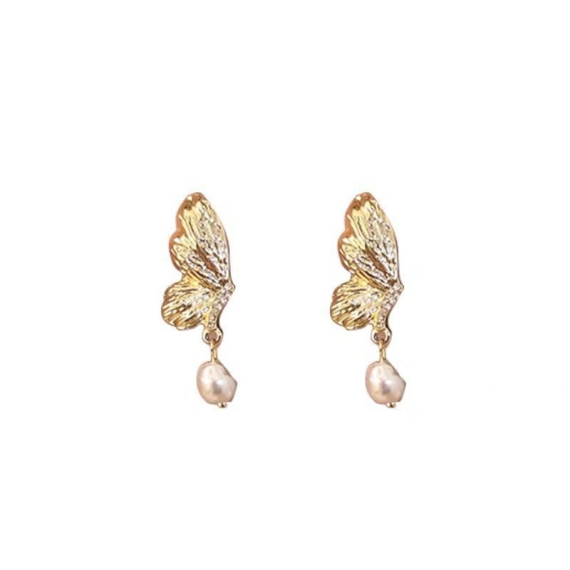 Fashion Butterfly Rhinestone Earrings Jewelry