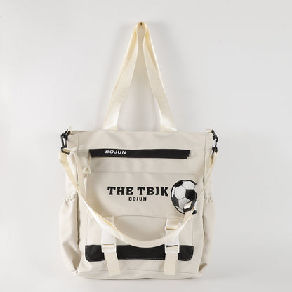 Large capacity tote bag, student cute high school tote bag, tote shoulder bag