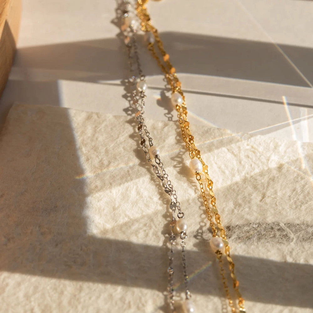 Beaded Pearl Wrap Bracelets Women