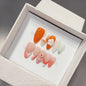 [Battle Plus Almond Nail] Removable Nail Patch HandmadePress on Nails Collection Shell