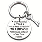 Stainless Steel Keychain Thanksgiving Inspirational Gifts for Family, Friends and Colleagues