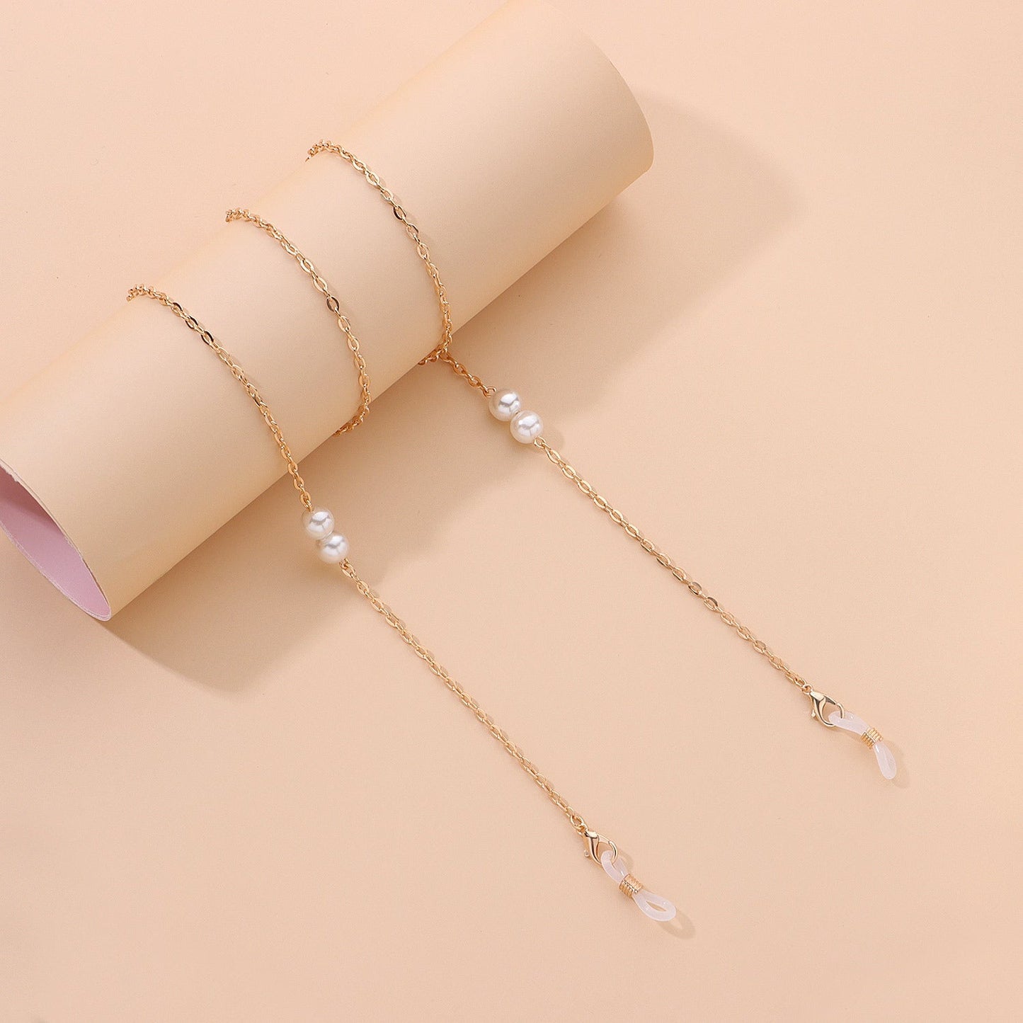 Pearl Eyeglass Chain Beaded Sunglasses Neck Holder