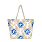 Evil Eye Beach Bag – Portable Travel Handheld Tote, Casual Shoulder Purse, Large Vacation Shopper