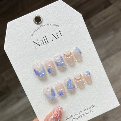0938- Handmade press on nails fake nails removable