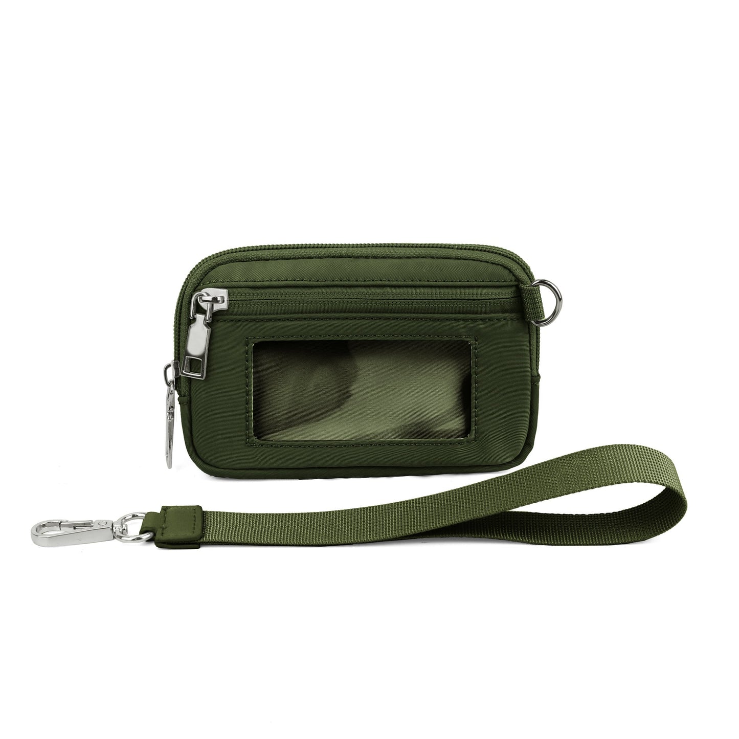 Transparent PVC Card Bag – Portable Wrist Bag for Bank Card & Change Storage