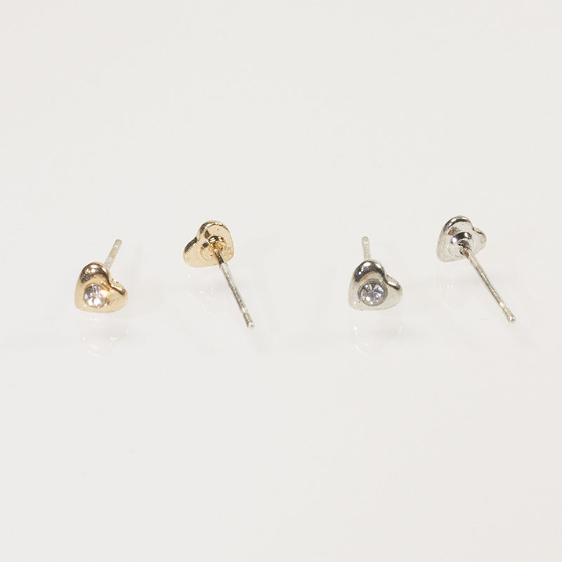 Pineapple orange stud earrings set
