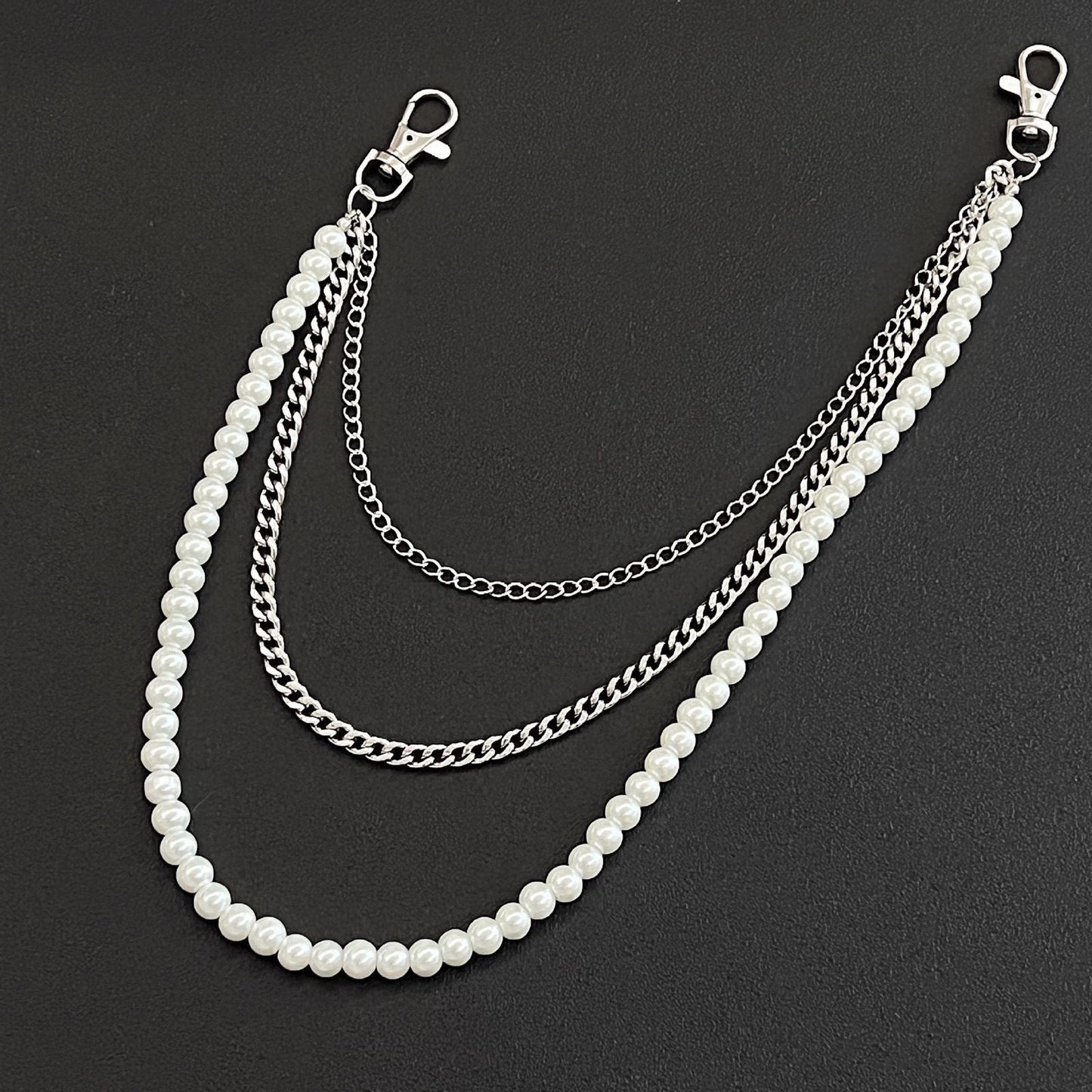 Multi Layer Pearl Pants Chains