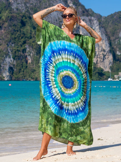 Bohemian Beach Robe ¨C Sexy Loose-Fit Bikini Cover-Up, Vacation Sun Protection Kimono