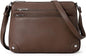 Small crossbody bag for women, shoulder bag multi-zip pocket bag, classic function messenger bag