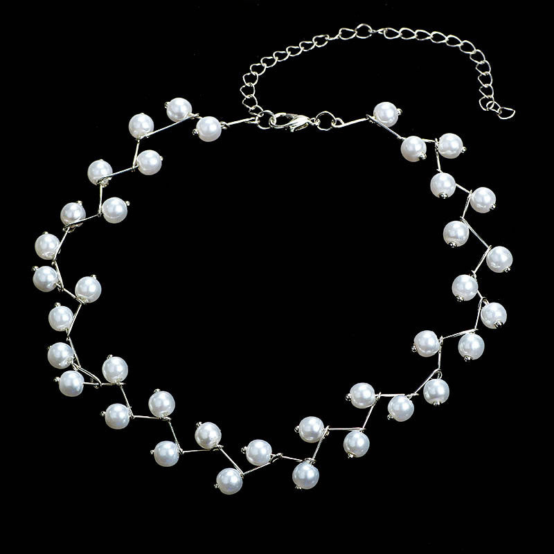 Women Beaded Choker Necklaces