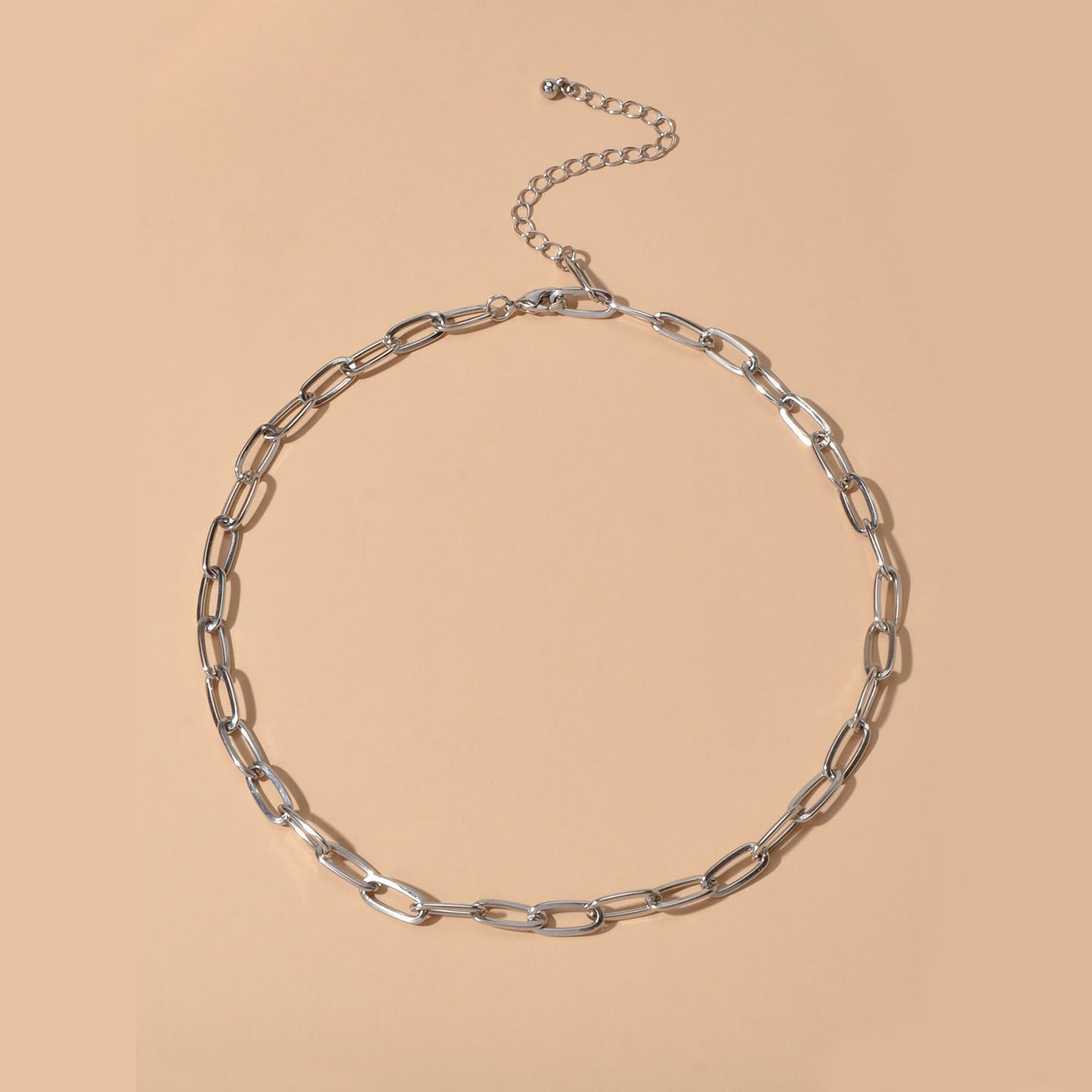 Paperclip Chain Chokers Necklaces