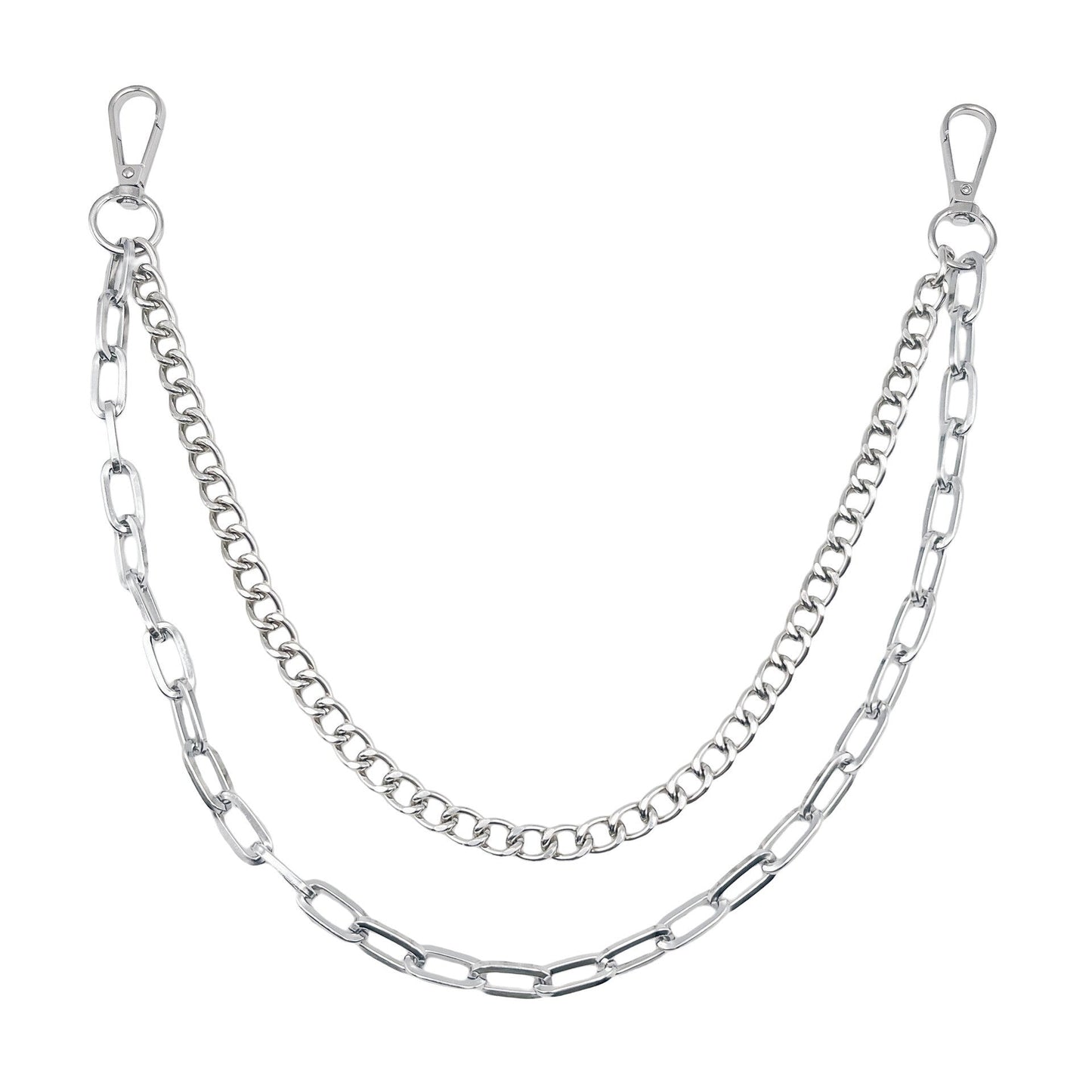 Hip Hop Metal Chain Multi-layer Waist Chain
