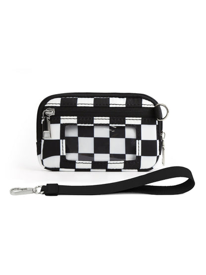 Transparent PVC Card Bag – Portable Wrist Bag for Bank Card & Change Storage