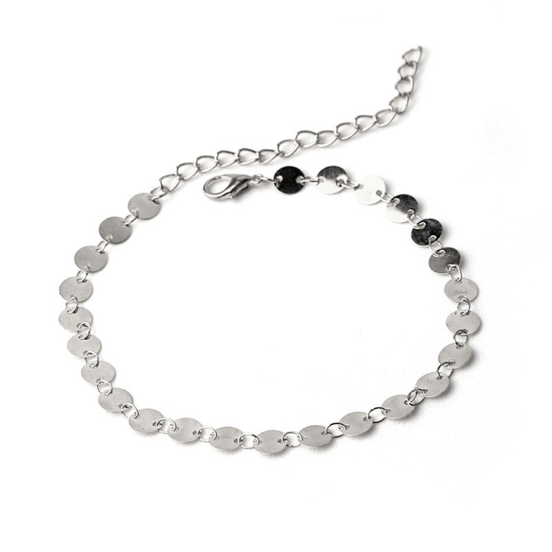Coin Chain Foot Bracelet Jewelry