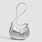 Design Stylish Retro Small Crossbody Bag - Versatile Punk Crescent Bag for Everyday Use