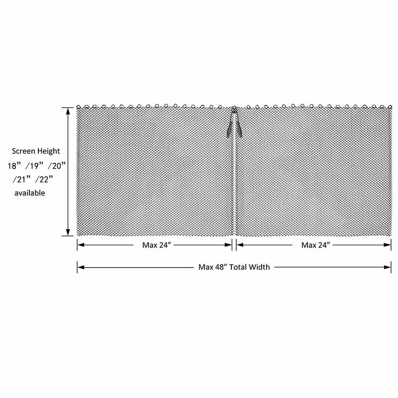 Fireplace Mesh Curtain Prevent Damage To Fireplace Floor Fireplace Screen Tool
