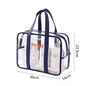 Waterproof beach bag, wet and dry separation fitness bag, toiletry bag, storage goggles, swimsuit swimming bag, Transparent Cosmetic Bag,