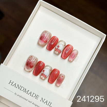 1028- Handmade press on nails fake nails removable