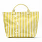 Striped Tote Bag – High-Aesthetic Lightweight Handbag, Commuter Large Travel Shoulder Bag