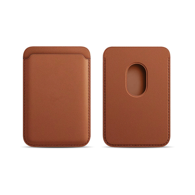 Applicable to Apple 15Magsafe magnetic card bag iPhone mobile phone card bag card holder PU magnetic suction