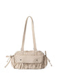 Small shoulder bag for women, pleated nylon shoulder bag, baguette bag, fashionable large capacity shoulder bag for women hobo