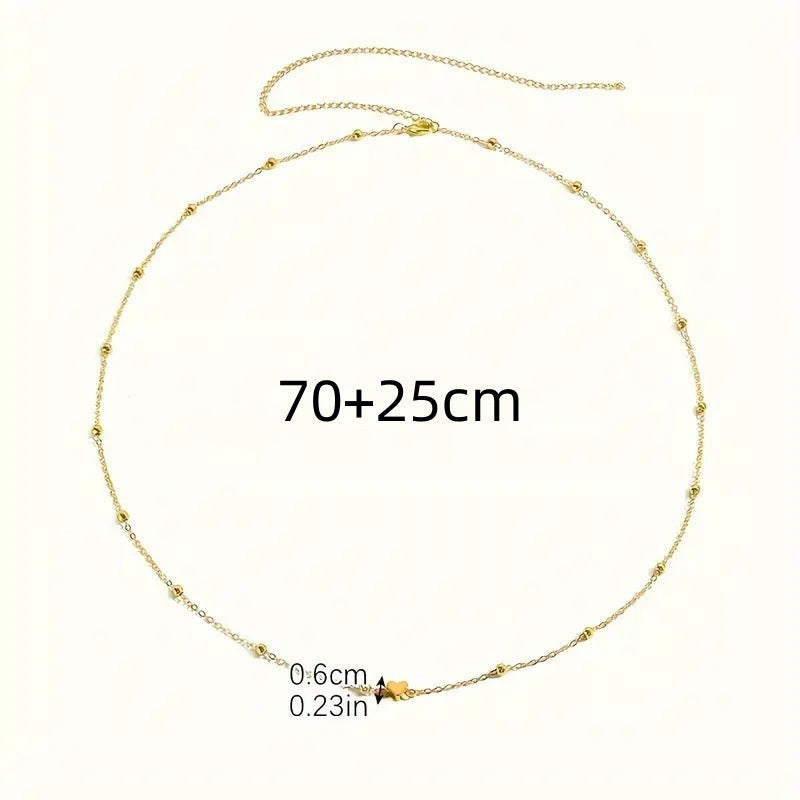 Beach Bikini Heart Pendant Waist Body Chain Jewelry