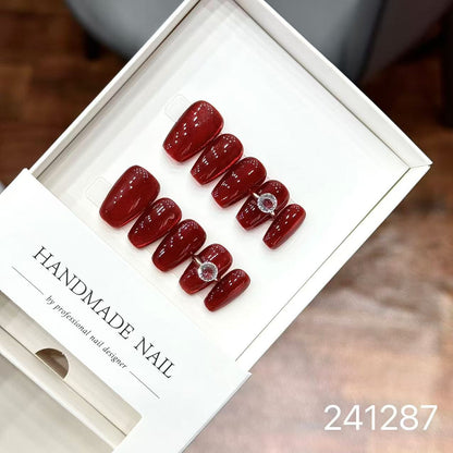 1028- Handmade press on nails fake nails removable