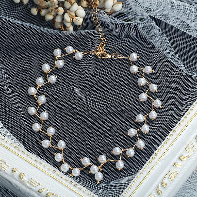 Women Beaded Choker Necklaces