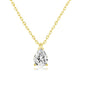 Single Zircon Pendant Necklace new
